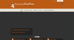 Desktop Screenshot of laparrilladelpounou.com